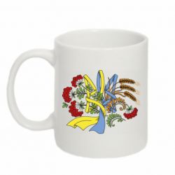 Чашка 320ml Герб колоски і калина - PrintSalon