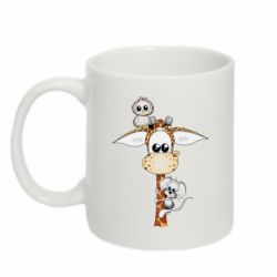 Чашка 320ml Giraffe Owl and Mouse