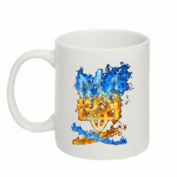 Чашка 320ml Горящий гербу Украины - PrintSalon