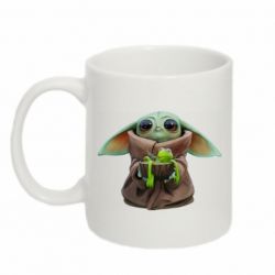 Чашка 320ml Grogu and Kermit