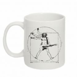Чашка 320ml Guitarist Da Vinci - PrintSalon