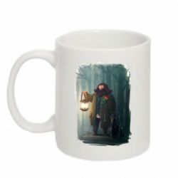 Чашка 320ml Хагрид в лесу