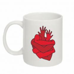 Чашка 320ml Heart out of hands