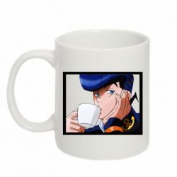 Чашка 320ml Higashikata Josuke drinking tea - PrintSalon
