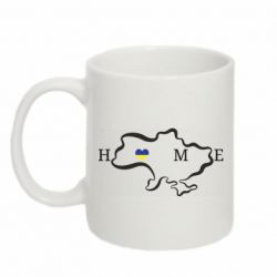 Чашка 320ml Home. Map of Ukraine - PrintSalon