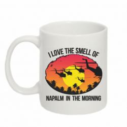 Чашка 320ml I love the smell napalm, in the morning - PrintSalon