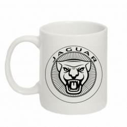 Чашка 320ml Jaguar Logo - PrintSalon