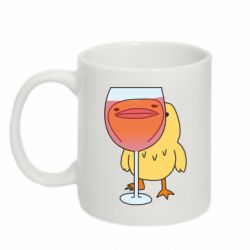 Чашка 320ml Качка і келих вина