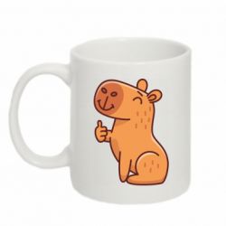 Чашка 320ml Капибара лайк
