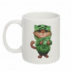 Чашка 320ml Кот Майнкрафт