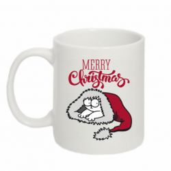 Чашка 320ml Кот саймона рождество