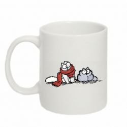 Чашка 320ml Кот Саймона Зима