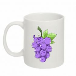 Чашка 320ml Кот-виноград