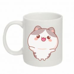 Чашка 320ml Котик обнимает тебя