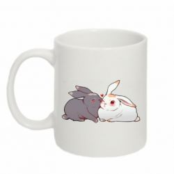 Чашка 320ml Кролики Вэй и Лань - PrintSalon