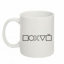 Чашка 320ml Квадрат круг икс треугольник квадрат