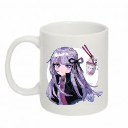 Чашка 320ml Kyoko Kirigiri glitch art - PrintSalon