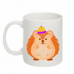 Чашка 320ml Little hedgehog in a hat