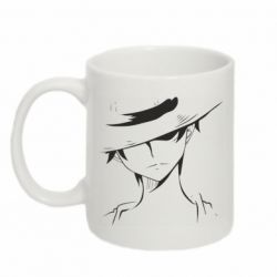 Чашка 320ml Luffy in a hat - PrintSalon