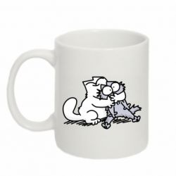 Чашка 320ml Любовь котов-PrintSalon Чашка 320ml Любовь котов