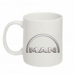 Чашка 320ml Man metallic logo - PrintSalon