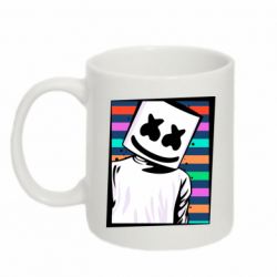 Чашка 320ml Marshmello Colorful Portrait - PrintSalon