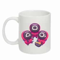 Чашка 320ml Милые солдаты из игры в кальмара - PrintSalon