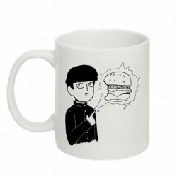 Чашка 320ml Моб Психо и гамбургер - PrintSalon