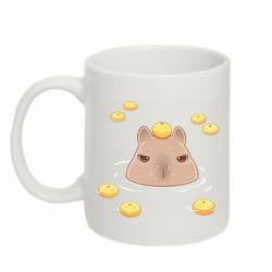 Чашка 320ml Морда капибары