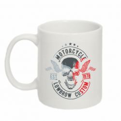 Чашка 320ml Moto skull
