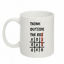 Чашка 320ml Мысли нестандартно
