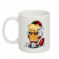 Чашка 320ml New Year's beer