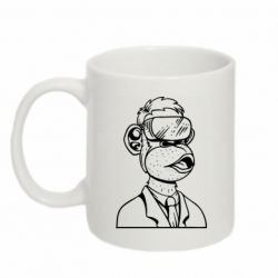 Чашка 320ml Обезьяна в виртуальных очках-PrintSalon Чашка 320ml Обезьяна в виртуальных очках