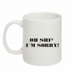 Чашка 320ml Oh shi~ I`m sorry!-PrintSalon Чашка 320ml Oh shi~ I`m sorry!