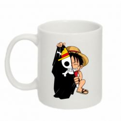 Чашка 320ml One piece chibi Luffy - PrintSalon