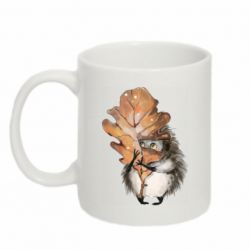 Чашка 320ml Осенний ежик - PrintSalon