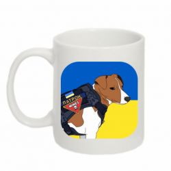 Чашка 320ml Патрон на фоне флага - PrintSalon