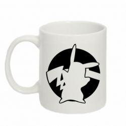 Чашка 320ml Pikachu silhouette - PrintSalon