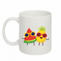 Чашка 320ml Pineapple with watermelon