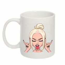 Чашка 320ml Punk Girl-PrintSalon Чашка 320ml Punk Girl