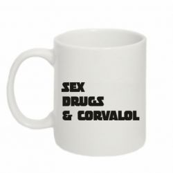 Чашка 320ml Sex Drugs s Corvalol