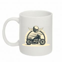 Чашка 320ml Skull and Bike