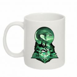 Чашка 320ml Slytherin collage