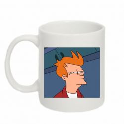 Чашка 320ml Suspicious Fry - PrintSalon