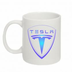 Чашка 320ml Tesla logo gradient - PrintSalon