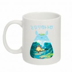 Чашка 320ml Тоторо на рыбалке - PrintSalon