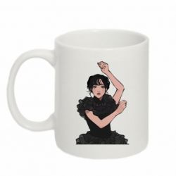 Чашка 320ml Уэнсдей арт