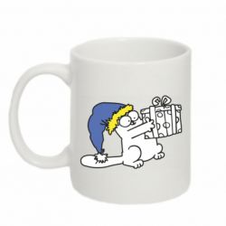 Чашка 320ml Украинский кот саймона с подарком