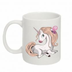 Чашка 320ml Unicorn with bow tie