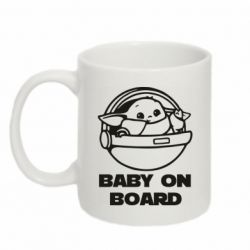 Чашка 320ml Вaby on board